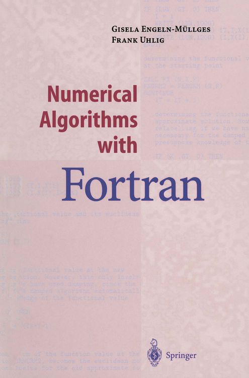 Produktbild: Numerical Algorithms with Fortran