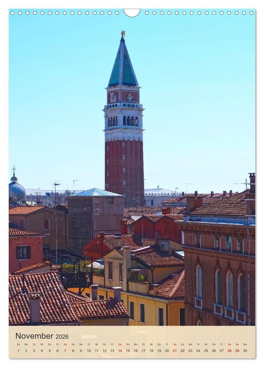 Produktbild: F&uuml;r immer Dein Venedig (Wandkalender 2026 DIN A3 hoch), CALVENDO Monatskalender