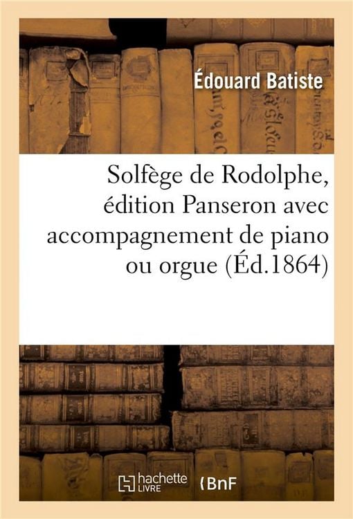Produktbild: Solf&egrave;ge de Rodolphe, &Eacute;dition Panseron Avec Accompagnement de Piano Ou Orgue