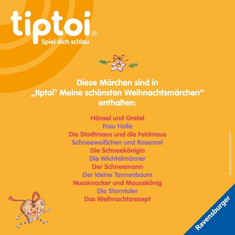 Produktbild: tiptoi&reg; M&auml;rchenb&uuml;cher - Meine sch&ouml;nsten Weihnachtsm&auml;rchen