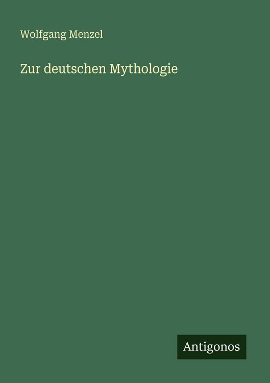 Produktbild: Zur deutschen Mythologie
