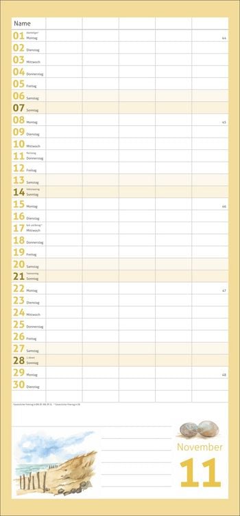 Produktbild: times&more Schaffner Familienplaner 2027