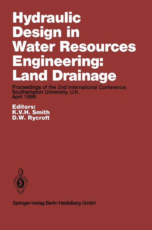 Produktbild: Hydraulic Design in Water Resources Engineering: Land Drainage