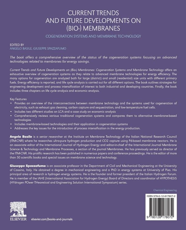 Produktbild: Current Trends and Future Developments on (Bio-) Membranes