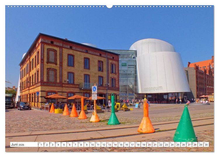 Produktbild: Hansestadt Stralsund - Ein Sommertag an der Ostseek&uuml;ste Vorpommerns (Wandkalender 2026 DIN A2 quer), CALVENDO Monatskalender