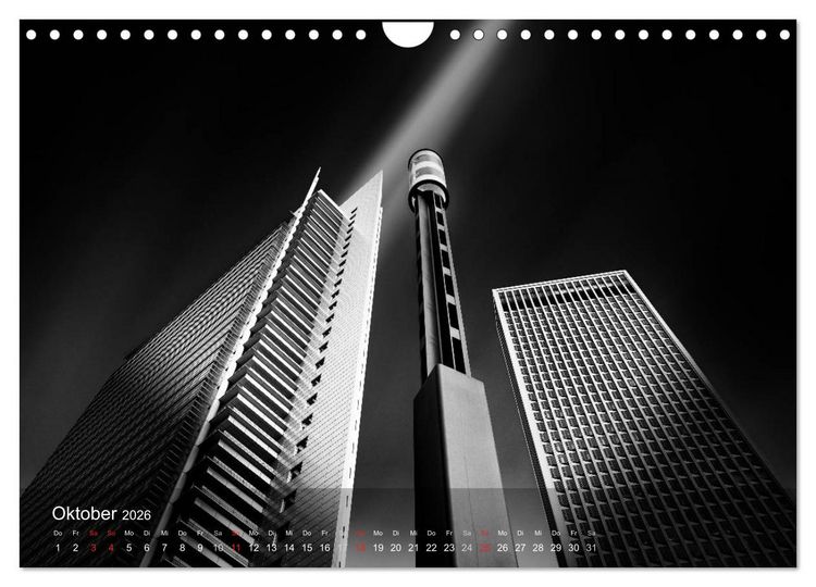 Produktbild: Direction Sky - Faszination Architektur 2026 (Wandkalender 2026 DIN A4 quer), CALVENDO Monatskalender