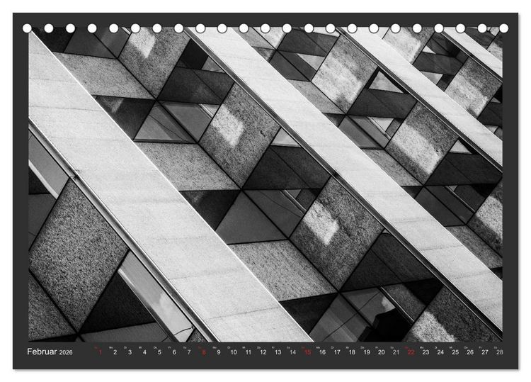 Produktbild: Architektur - Fassaden im Detail 2026 (Tischkalender 2026 DIN A5 quer), CALVENDO Monatskalender