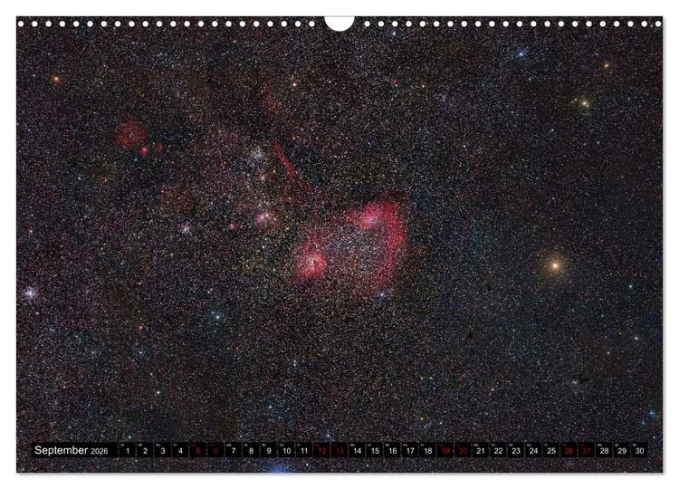 Produktbild: Deepsky Wide (Wandkalender 2026 DIN A3 quer), CALVENDO Monatskalender