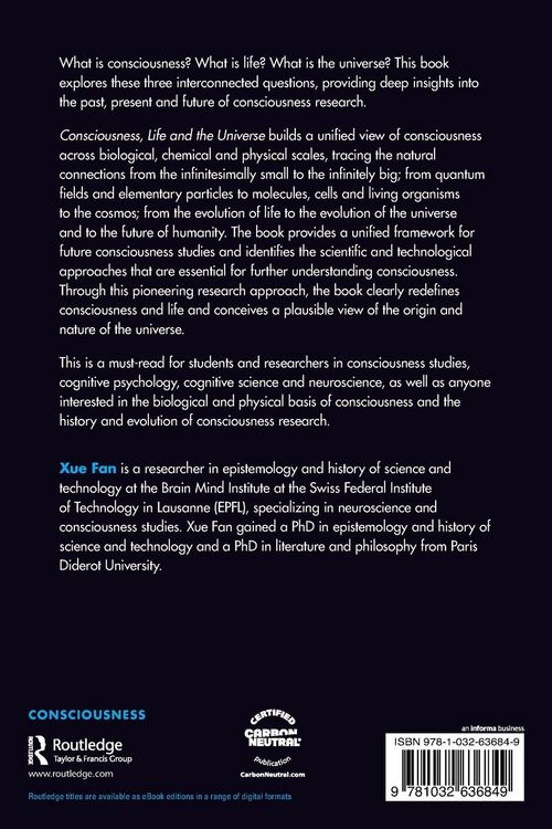 Produktbild: Consciousness, Life and the Universe