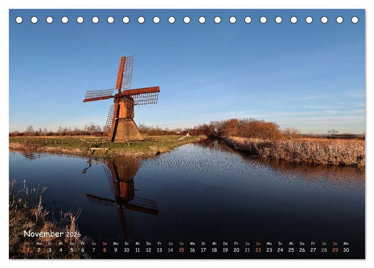 Produktbild: Westk&uuml;ste - Zwischen St. Peter Ording, B&uuml;sum und Elbe (Tischkalender 2026 DIN A5 quer), CALVENDO Monatskalender