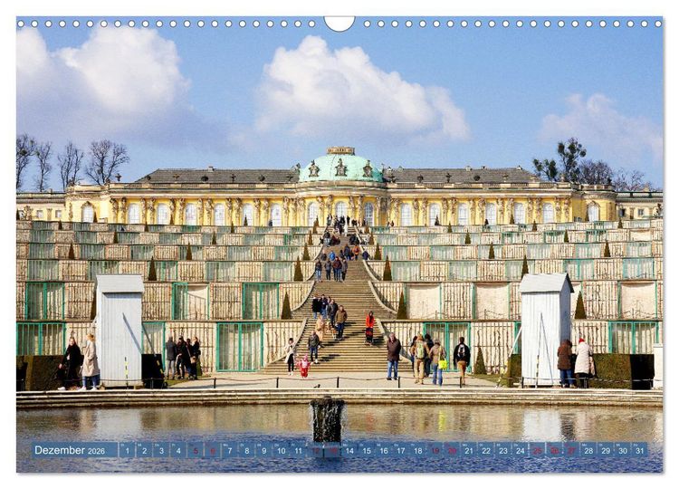 Produktbild: Sch&ouml;nes Potsdam (Wandkalender 2026 DIN A3 quer), CALVENDO Monatskalender