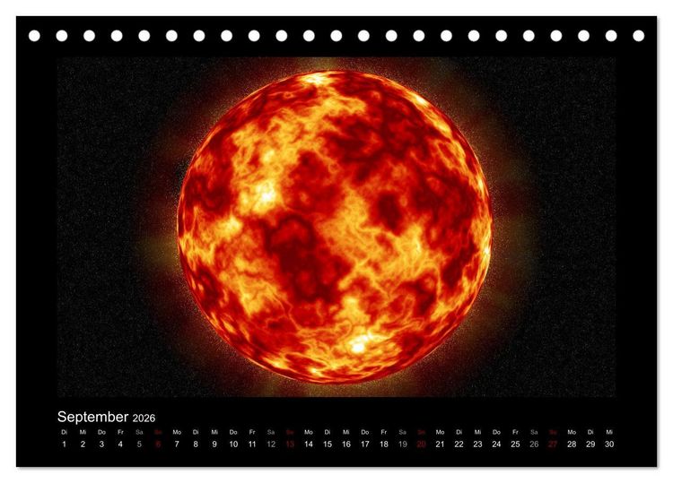 Produktbild: Magisches Universum (Tischkalender 2026 DIN A5 quer), CALVENDO Monatskalender