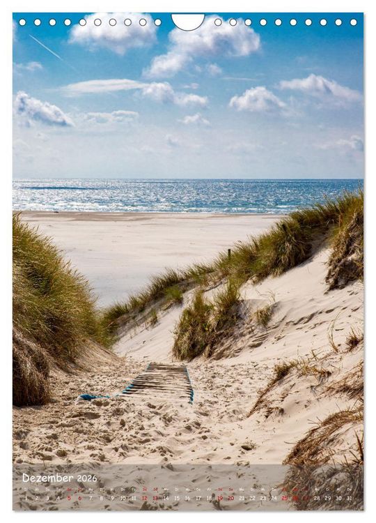 Produktbild: Nordfriesland, Zwischen St. Peter Ording und Sylt (Wandkalender 2026 DIN A4 hoch), CALVENDO Monatskalender