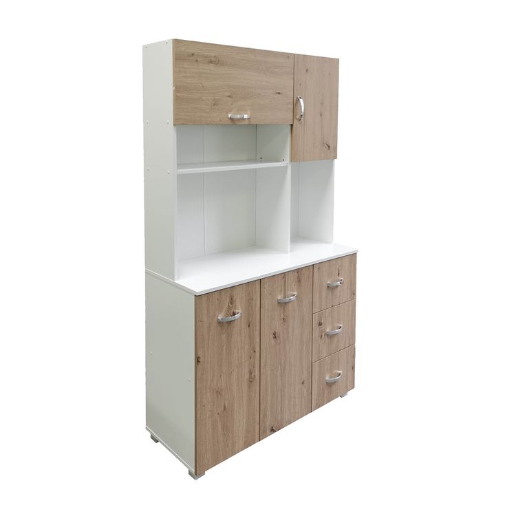Produktbild: HTI-Living K&uuml;chenschrank Blanca Wei&szlig; Artisaneiche K&uuml;chenschrank Blanca Wei&szlig; Artisaneiche