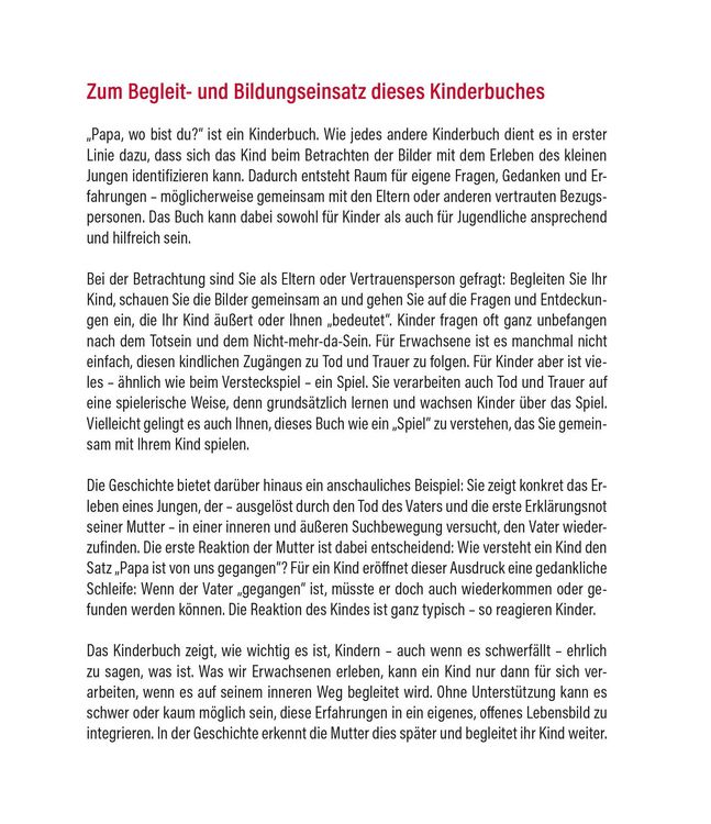 Produktbild: Papa, wo bist Du?