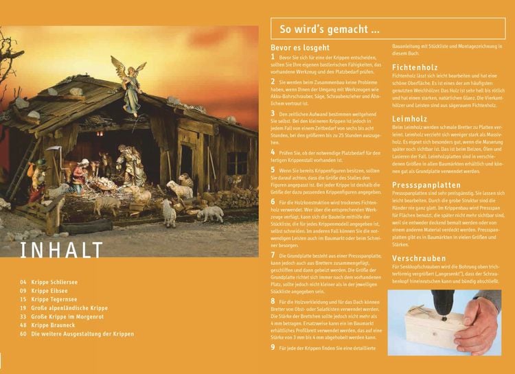 Produktbild: Traditionelle Krippen zum Selberbauen (kreativ.kompakt.)