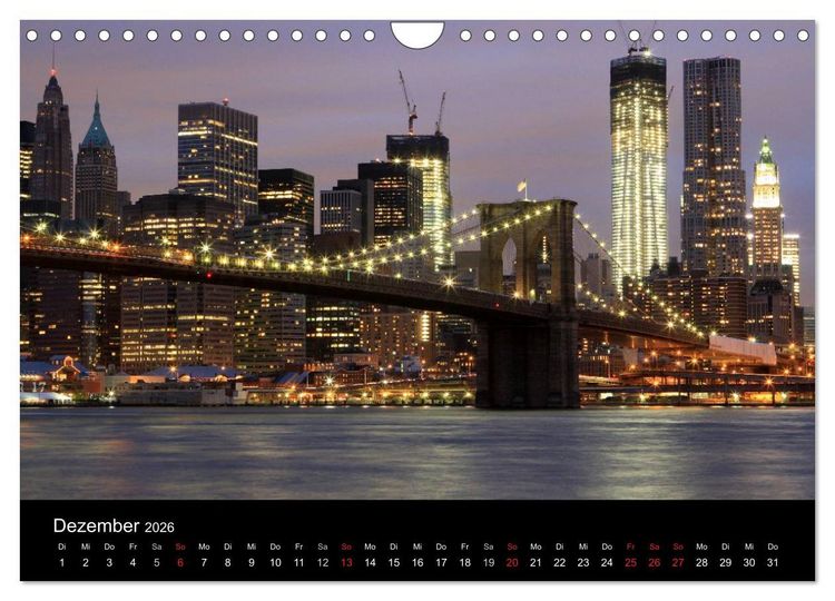 Produktbild: New York City (Wandkalender 2026 DIN A4 quer), CALVENDO Monatskalender