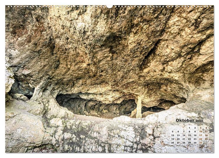 Produktbild: Faszinierende H&ouml;hlen auf der Schw&auml;bischen Alb (Wandkalender 2026 DIN A2 quer), CALVENDO Monatskalender