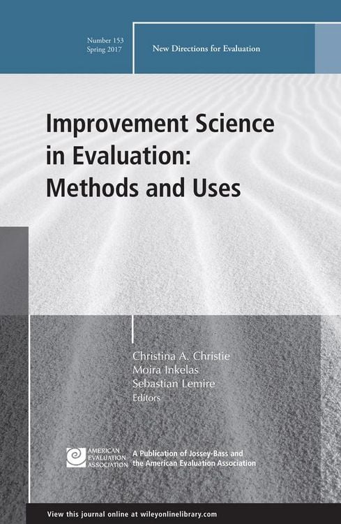 Produktbild: Improvement Science in Evaluation: Methods and Uses
