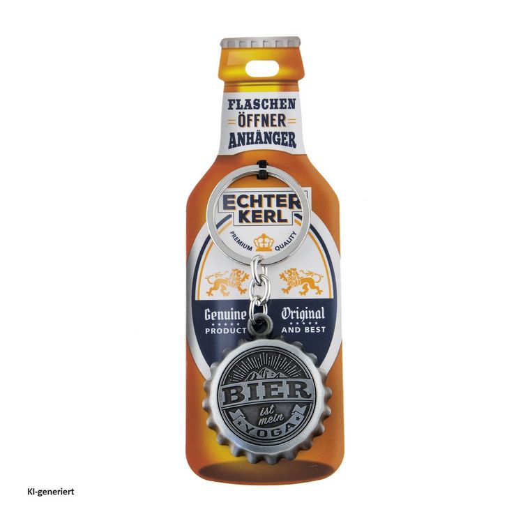 Produktbild: HTI-Living Echter Kerl Flaschen&ouml;ffner Yoga Echter Kerl Flaschen&ouml;ffner Yoga