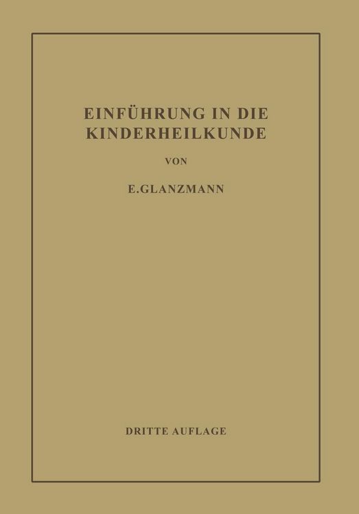 Produktbild: Einf&uuml;hrung in die Kinderheilkunde