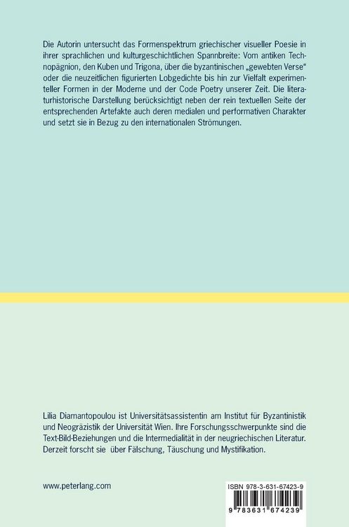 Produktbild: Griechische visuelle Poesie