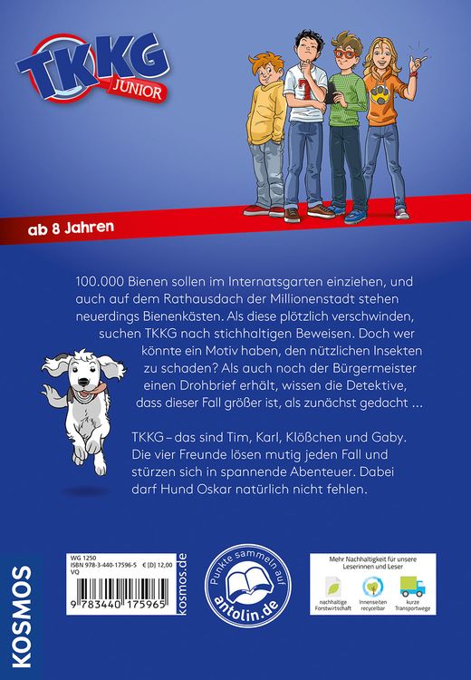 Produktbild: TKKG Junior, 19, Die Honigfalle