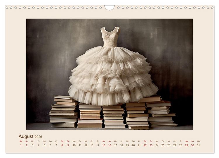 Produktbild: B&uuml;cherzauber (Wandkalender 2026 DIN A3 quer), CALVENDO Monatskalender