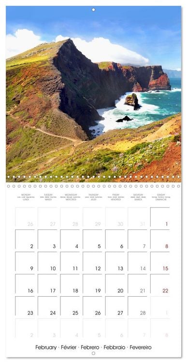 Produktbild: Madeira, Beauty of Nature (Wall Calendar 2026 12 &times; 12 Inch) CALVENDO 12 Month Wall Calendar