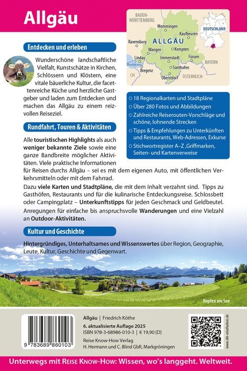 Produktbild: Reise Know-How Reisef&uuml;hrer Allg&auml;u