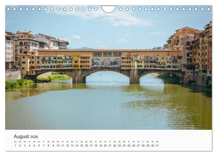 Produktbild: Einzigartige Momente in Italien. (Wandkalender 2026 DIN A4 quer), CALVENDO Monatskalender