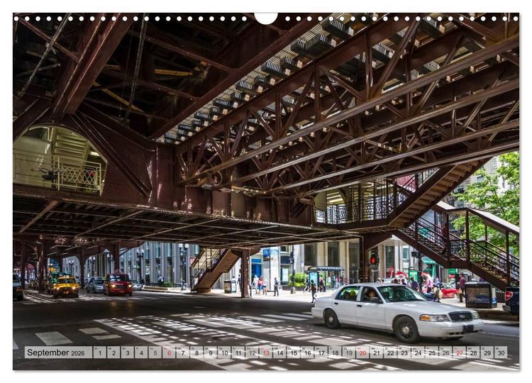 Produktbild: CHICAGO Stadtzentrum (Wandkalender 2026 DIN A3 quer), CALVENDO Monatskalender