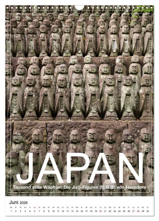 Produktbild: Japan PosterArt 2024 (Wandkalender 2026 DIN A3 hoch), CALVENDO Monatskalender
