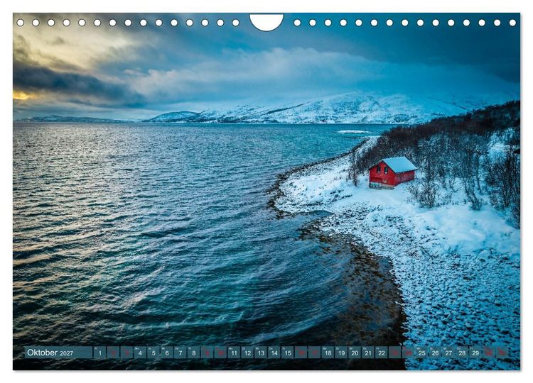 Produktbild: Troms&oslash; in der Polarnacht (Wandkalender 2027 DIN A4 quer), CALVENDO Monatskalender