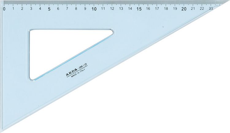 Produktbild: Winkel UNI 60/25cm rauchgrau
