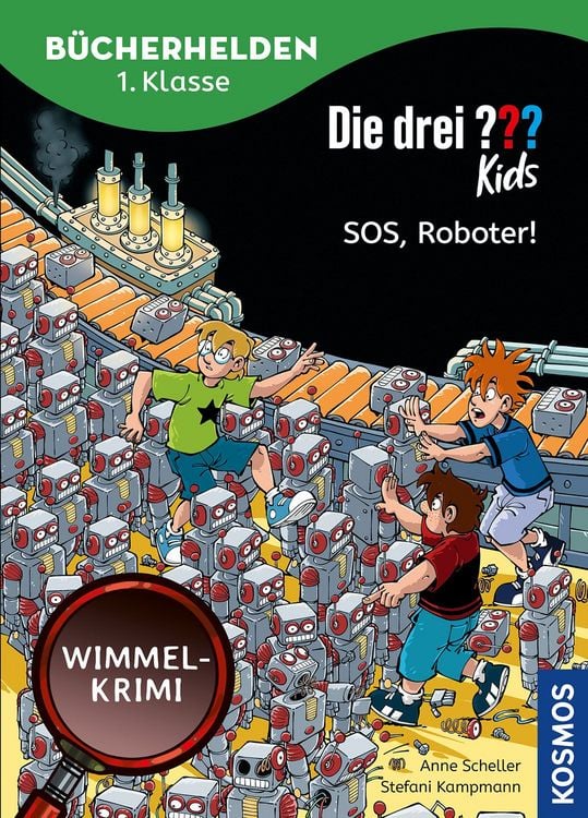 Produktbild: Die drei ??? Kids, B&uuml;cherhelden 1. Klasse, SOS, Roboter!