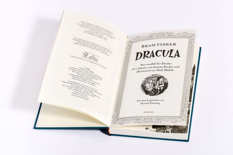 Produktbild: Dracula. Neu erz&auml;hlt f&uuml;r Kinder ab 7 Jahren