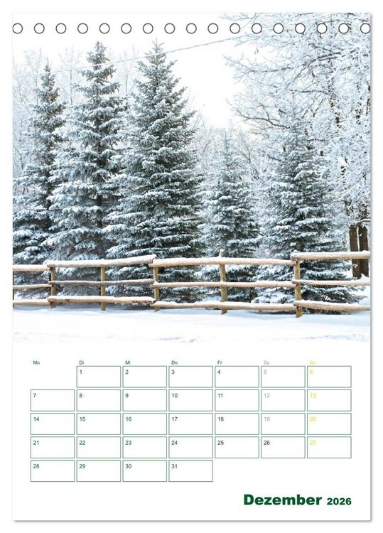 Produktbild: Wald- und Wiesenkalender 2026 Planer (Tischkalender 2026 DIN A5 hoch), CALVENDO Monatskalender