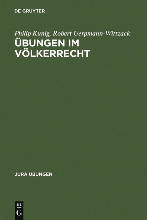 Produktbild: &Uuml;bungen im V&ouml;lkerrecht