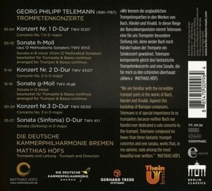 Produktbild: Telemann-Trompetenkonzerte