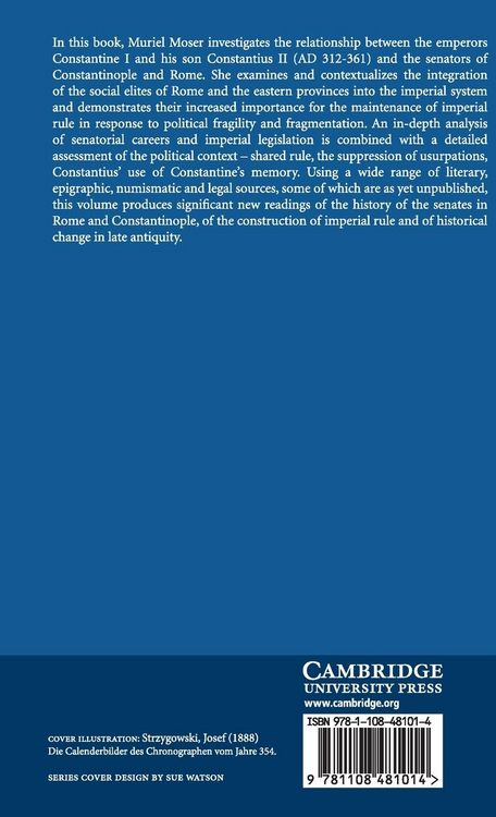 Produktbild: Emperor and Senators in the Reign of Constantius II