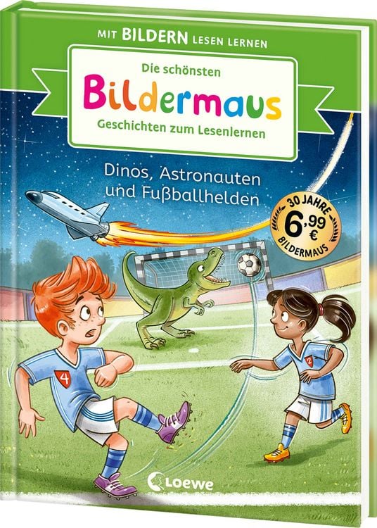 Produktbild: Die schönsten Bildermaus-Geschichten zum Lesenlernen - Dinos, Astronauten und Fußballhelden
