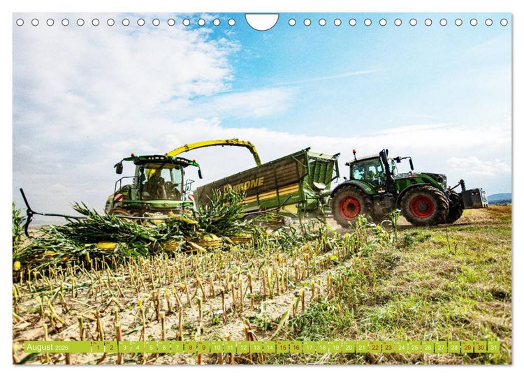 Produktbild: Landwirtschaft - Maisernte (Wandkalender 2026 DIN A4 quer), CALVENDO Monatskalender