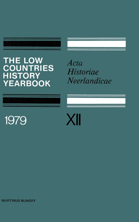 Produktbild: The Low Countries History Yearbook 1979