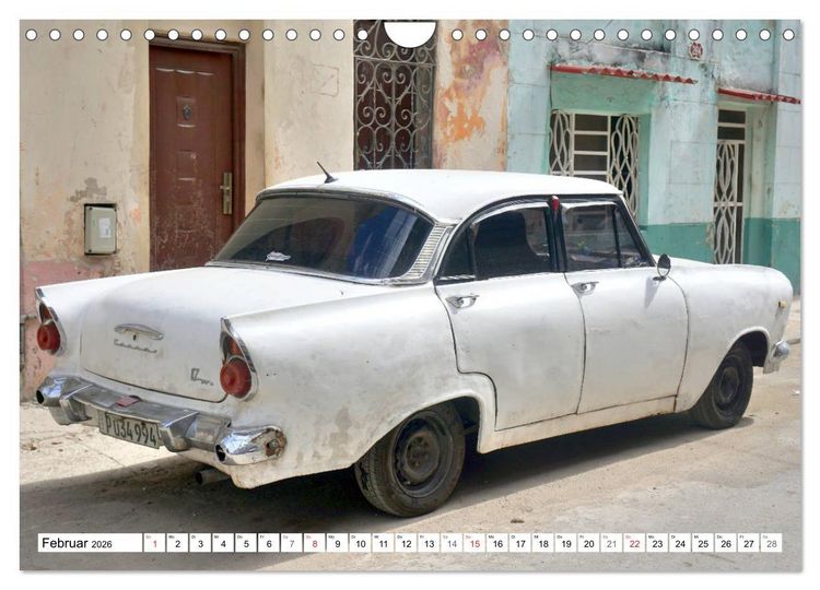 Produktbild: Ford Taunus P2 - 17M - Ein Klassiker aus K&ouml;ln in Kuba (Wandkalender 2026 DIN A4 quer), CALVENDO Monatskalender