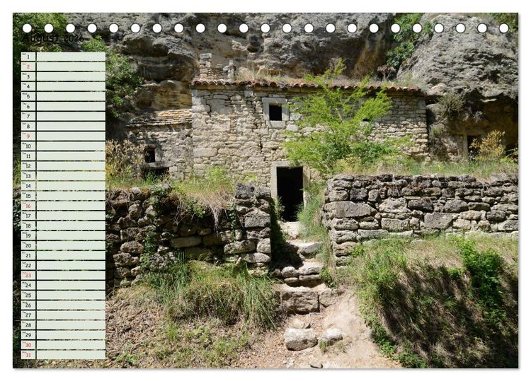 Produktbild: Abandoned Provence (Desk Calendar 2026 DIN A5 landscape), CALVENDO 12 Month DeskCalendar