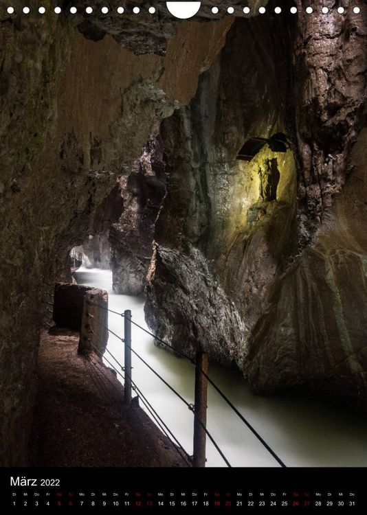 Produktbild: Impressionen aus der Partnachklamm (Wandkalender 2022 DIN A4 hoch)