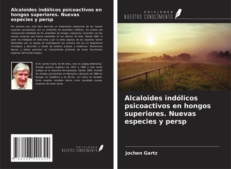 Produktbild: Alcaloides ind&oacute;licos psicoactivos en hongos superiores. Nuevas especies y persp