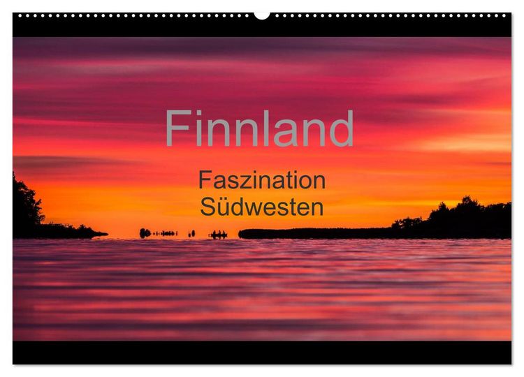 Produktbild: Finnland - Faszination S&uuml;dwesten (Wandkalender 2026 DIN A2 quer), CALVENDO Monatskalender