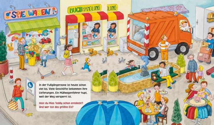 Produktbild: Unkaputtbar: Mein erstes Wimmelbuch: Unterwegs in der Stadt